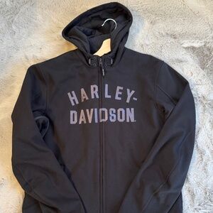 Harley-Davidson Men's Deflector Hooded Riding Fleece